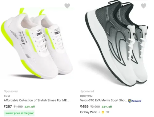 Image of Fila Men’s Sports Shoes @ Up to 83% Discount
