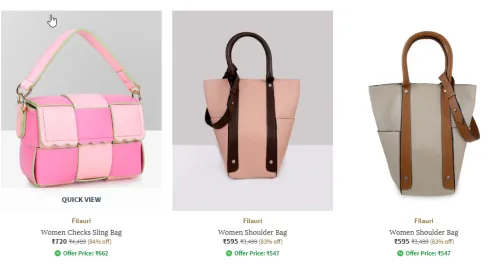 Image of FILAURI Women Sling Bag Starting At @₹450