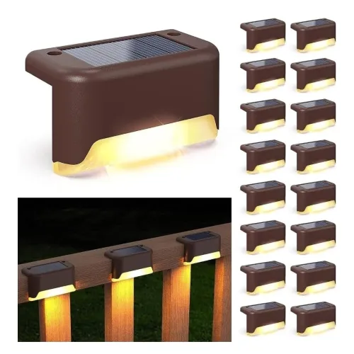 Image of FIND STUFF Solar Deck Lights Solar Step Lights Outdoo