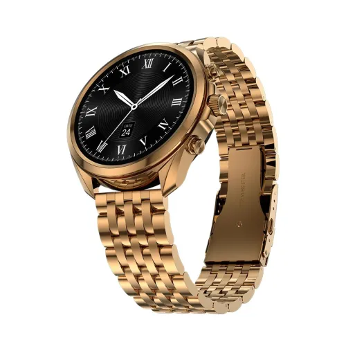 Image of Fire-Boltt Diamond Luxury Stainless Steel Smart Watch with 36.32mm (1.43 inch) AMOLED Screen