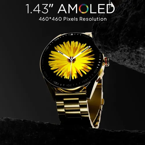 Image of Fire-Boltt Invincible Plus 1.43\' AMOLED Display Smartwatch with Bluetooth Calling