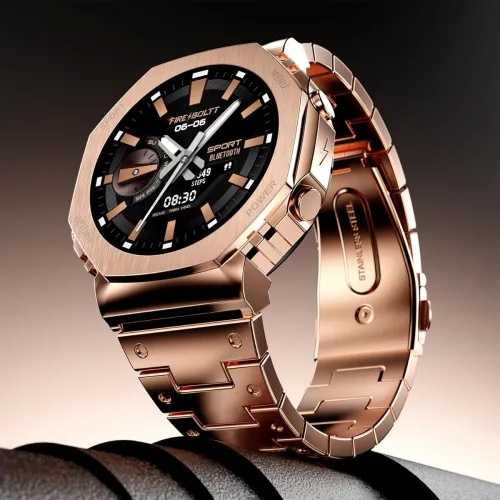 Image of Fire-Boltt Obsidian 33.5mm (1.32 inch) AMOLED Display, Stainless Steel Design