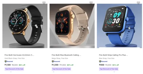 Image of Fire Boltt Smart Watches Up-to 90% Discount