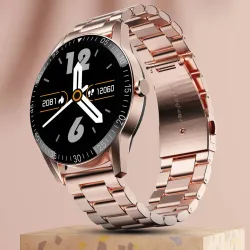 Fire-Boltt Talk 1.39 BT Calling Smartwatch – Gold Milanese (46mm)