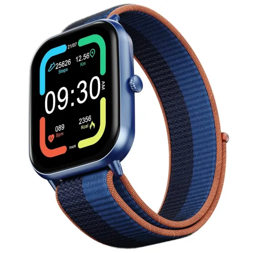 Image of Fire-Boltt Ninja Call Pro Max Nyluxe Smart Watch (Midnigth Blue)