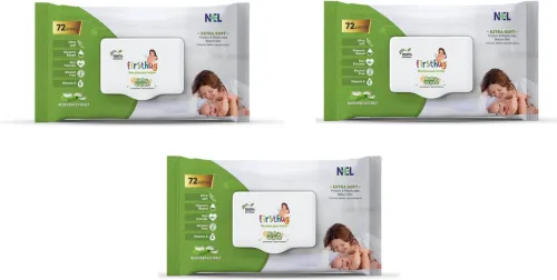 Image of Firsthug Super Soft Cleansing Wet Baby Wipes With Lid Pack