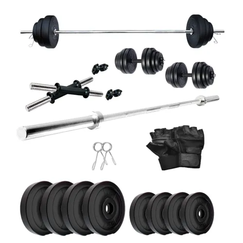 Image of FITMAX PVC 18KG COMBO HOME GYM SET