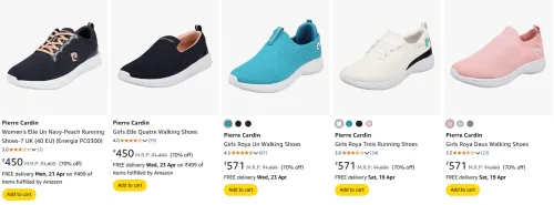 Image of Flat 70% Off on Pierre Cardin Women's Shoes
