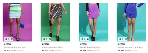 Image of Flat 83% Discount on KETCH Women's Skirts 