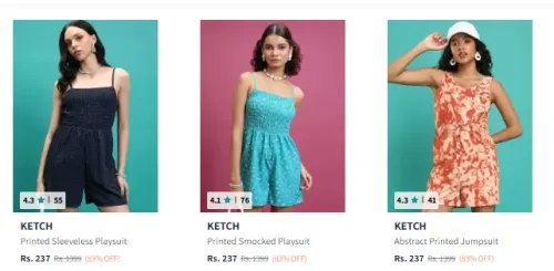 Image of Flat 83% Discount on KETCH Women's Jumpsuits
