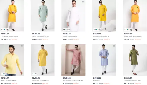 Image of Flat 90% off on mens kurta