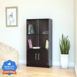 Flipkart Perfect Homes Engineered Wood Close Book Shelf