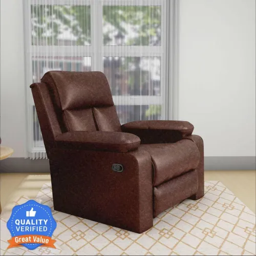 Image of Flipkart Perfect Homes Leatherette Manual Recliner