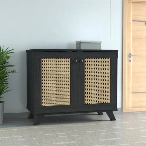 Image of Flipkart Perfect Homes Arista Engineered Wood Shoe Rack 