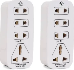 Flipkart SmartBuy 3+1 Multiplug with LED Indicator,