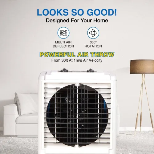 Image of Flipkart SmartBuy 50 L Desert Air Cooler (White, Desert)
