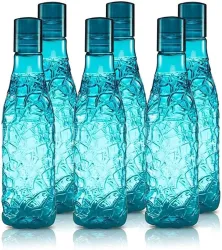 Flipkart SmartBuy Antic Bottle Fridge, for Home Office Gym School Boy, Pack of 6 (Blue) 1000 ml Bottle
