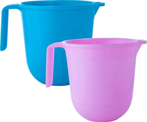 Image of Flipkart SmartBuy BPA Free Plastic Bath Mug (Pink, Blue 1)