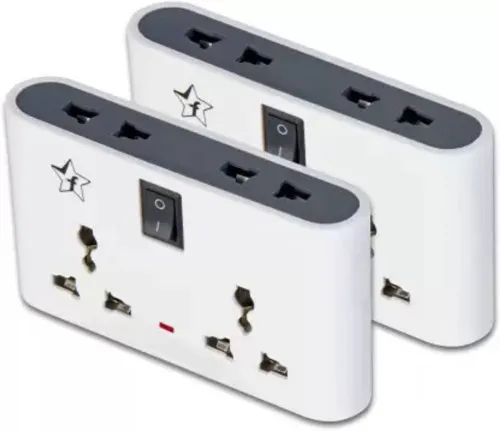 Image of Flipkart SmartBuy Extension Board, 1 Switch | Pack of 2