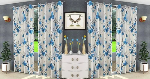 Image of Flipkart SmartBuy Polyester Curtain (Pack Of 4)