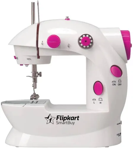 Image of Flipkart SmartBuy Portable Mini Electric Sewing Machine with Foot Pedal