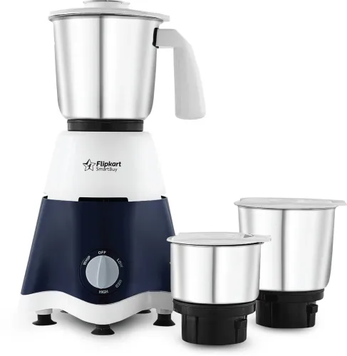 Image of Flipkart SmartBuy PowerChef Premium 500W Mixer Grinder with 3 Jars.