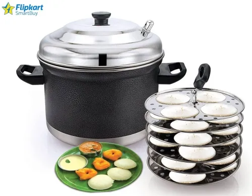 Image of Flipkart SmartBuy Stainless Steel Idli Cooker