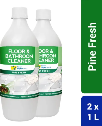 Image of Flipkart Supermart Floor and Bathroom Cleaner Phenyl Pine Fresh (2 x 1 L)