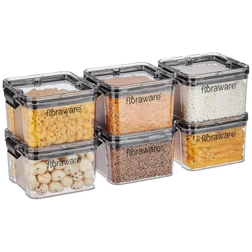 Image of Floraware Plastic Square Airtight Containers