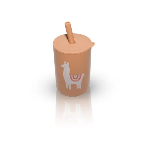 Image of FlourishX Silicone Sippy Cup with Straw