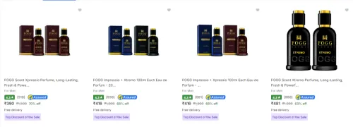 Image of Fogg Perfume Combos Minimum 60% Discount