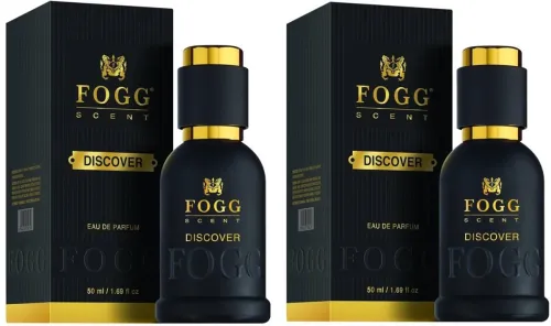 Image of FOGG Scent Discover Eau de Parfum 50ml Pack of 2 for Men