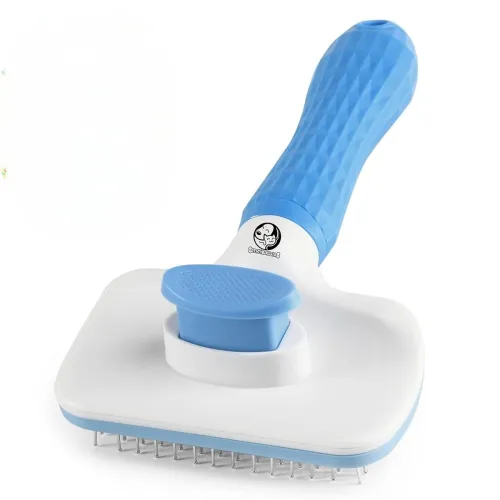 Image of Foodie Puppies Self Cleaning Slicker Brush