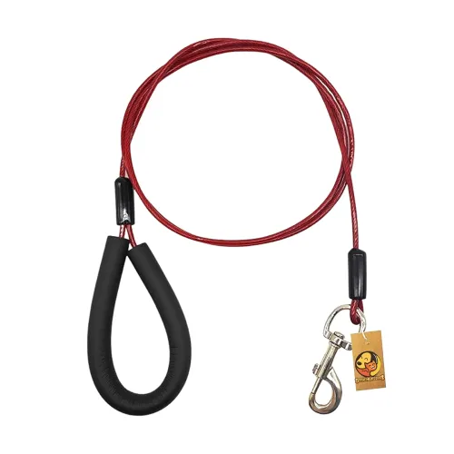 Image of Foodie Puppies Extra Strong Tie-Out Cabel/Leash for Dogs
