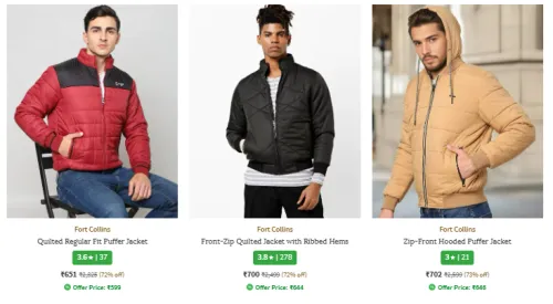 Image of Fort Collins Men's Jackets Minimum 60% Discount