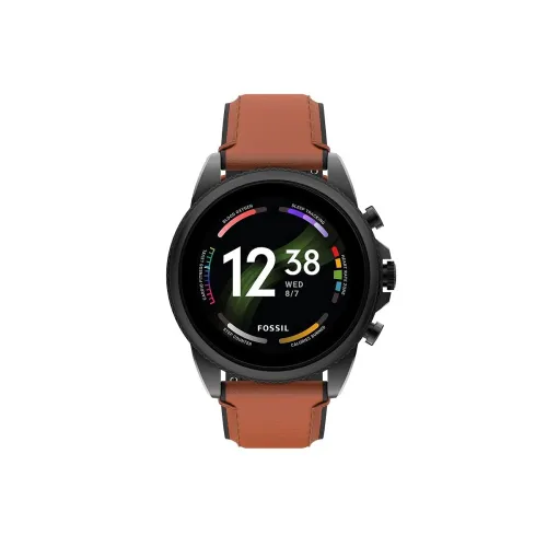 Image of Fossil Gen 6(44Mm, Brown Color) Mens Smartwatch