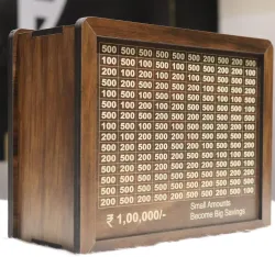 Fravy Wooden Money Saving Box