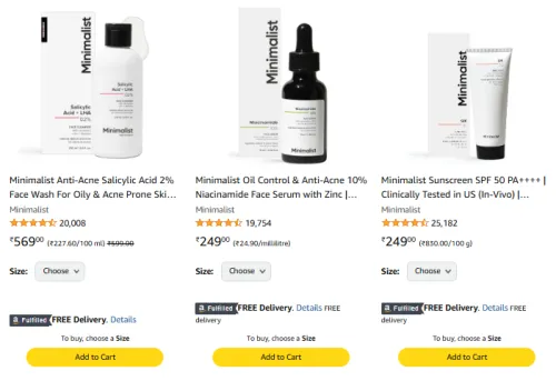 Image of Free benefit item on purchase of ₹599
