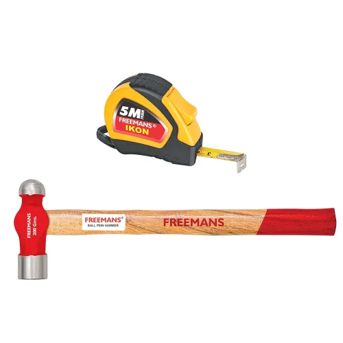Image of FREEMANS Ikon 5m:19mm Measuring Tape + Ball Pien Hamme 200gm