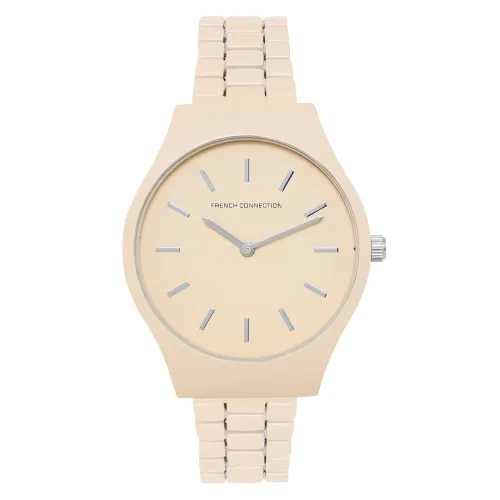 Image of French Connection Analog Beige Dial Women's Watch