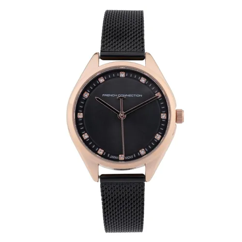 Image of French Connection Analog Black Dial
