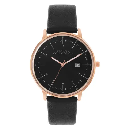 Image of French Connection Analog Black Dial Men's Watch