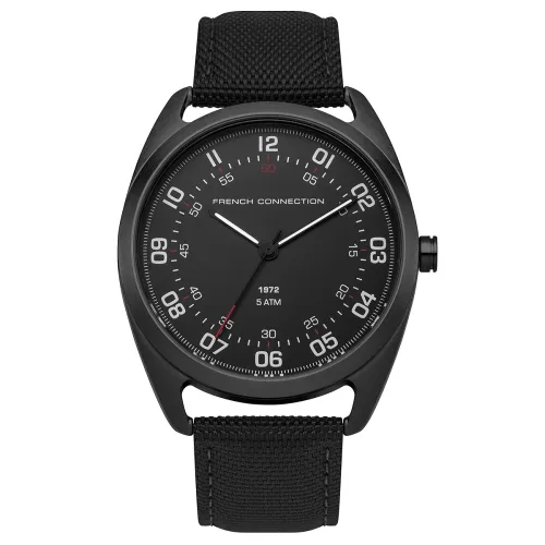 Image of French Connection Analog Black Dial Men's Watch
