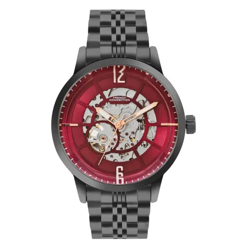Image of French Connection Analog Burgundy Dial Mens Watch-FCA20BM