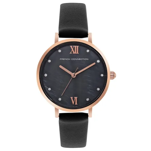 Image of French Connection Analog MOP BLACK Dial Women's Watch (FCN00065B)