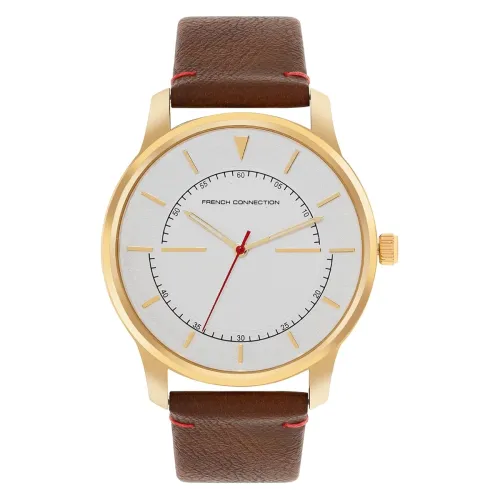 Image of French Connection Analog Silver Dial Men's Watch