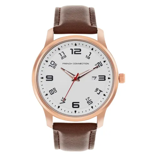 Image of French Connection Analog Silver Dial Men's Watch