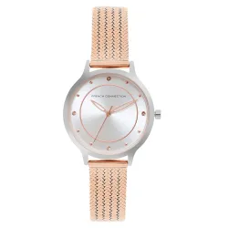 French Connection Analog Silver Dial Womens Watch