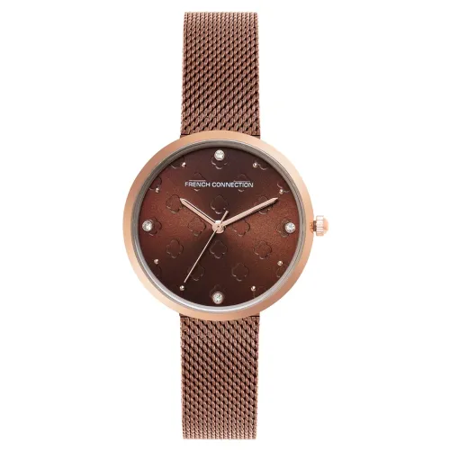 Image of French Connection Analog Brown Dial Women's Watch