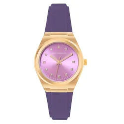 French Connection Analog Purple Dial Womens Watch
